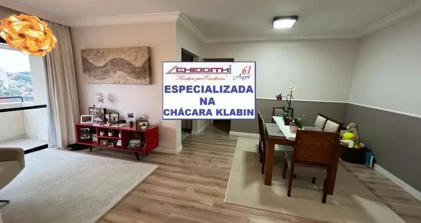Apartamento para venda em são paulo, chácara klabin, 3 dormitórios, 1 suíte, 4 banheiros, 2 vagas