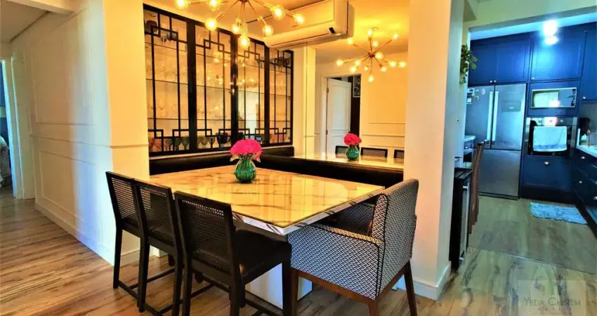 Apartamento mobiliado 3 dormitórios, 110 m² privativos à venda na orla de coqueiros - florianópolis - sc