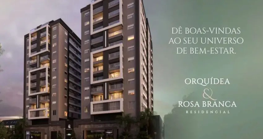 Orquídea e rosa branca residencial - apartamento em construção no estreito