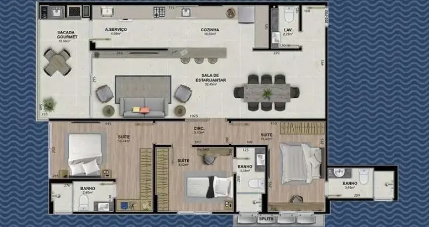 Solar plaza residencial - apartamento em capoeiras, florianópolis/sc