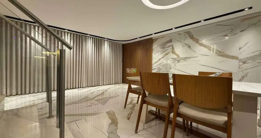 Cobertura com 172m², 03 quartos e 04 vagas com lazer completo!