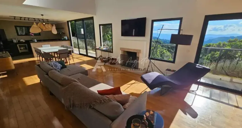 Belíssima casa em condomínio - belíssima casa em condomínio com vista privilegiada para a pedra do baú – campos do jordão