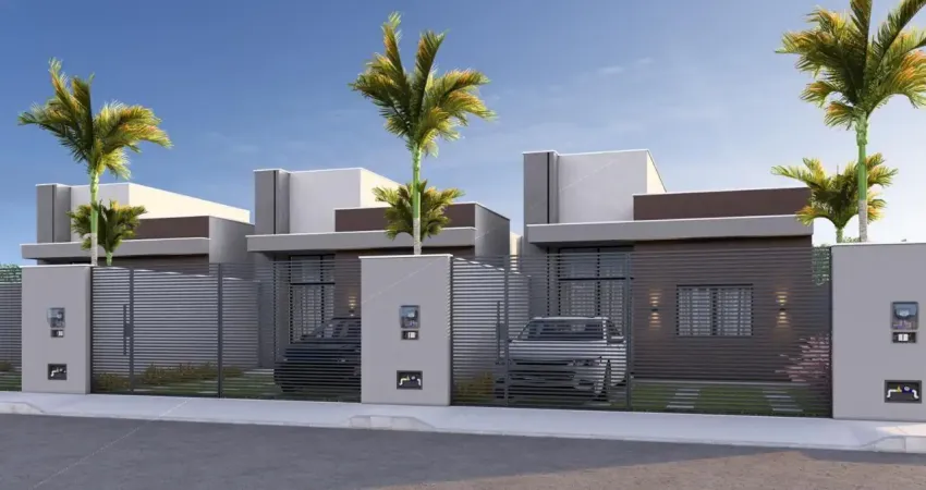 Casa 3/4 com suíte, pé-direito alto e acabamento de alto padrão