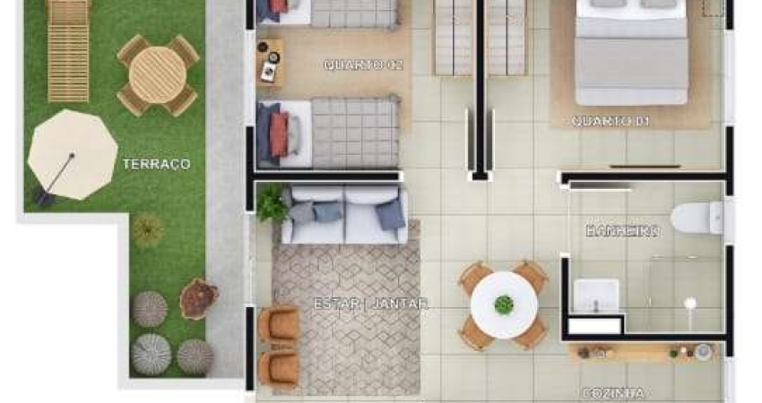 Apartamento com 2 quartos à venda no Parque São Sebastião, Ribeirão Preto 