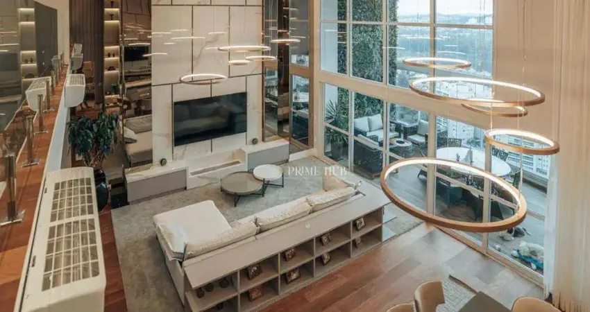 Apartamento de alto padrão com vista para o lago e 4 suítes no coração de alphaville