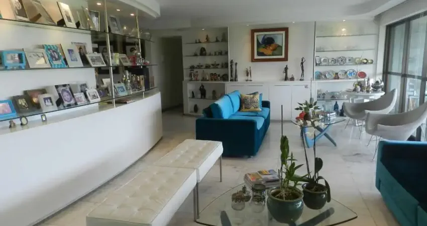 Apartamento de luxo ed. terra brasilis, 4 suites, 5 vagas, 298m2, bairro santana, recife-pe