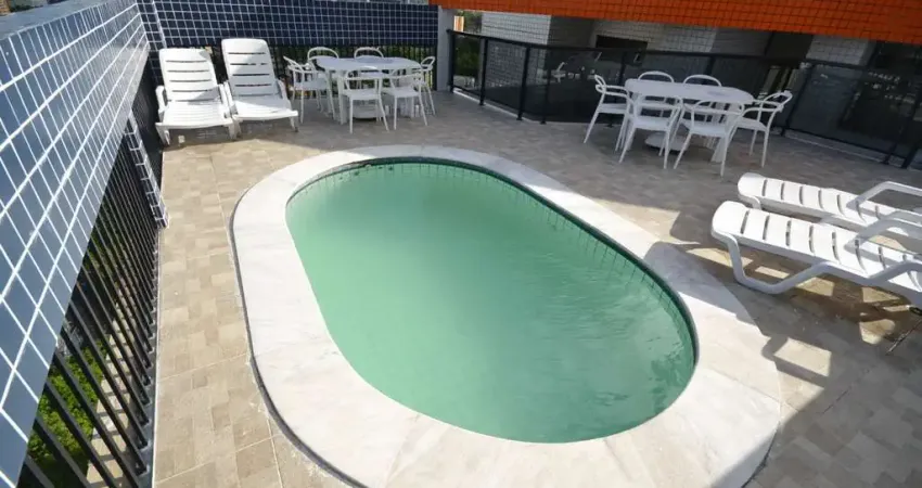 Apartamento para venda ed. studio parque amorim, 35m2, 1 vaga, recife-pe