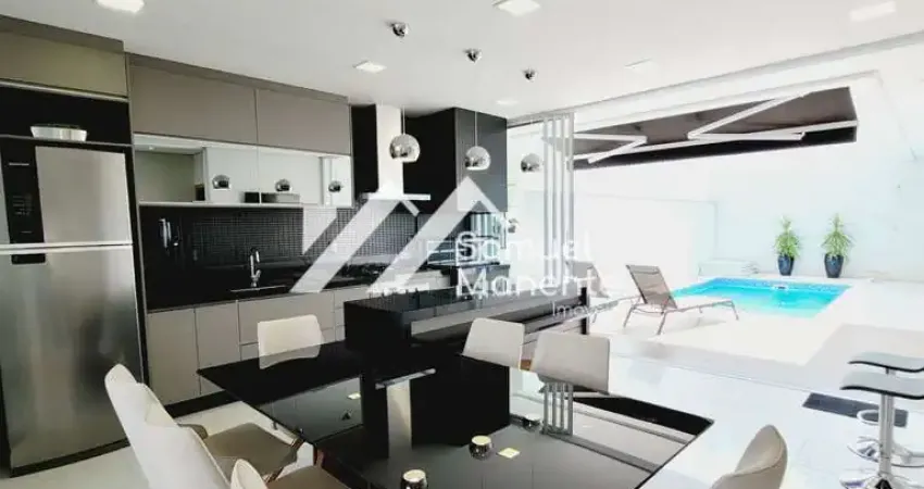 Ibiti reserva - casa assobradada com piscina e 3 suítes com armários