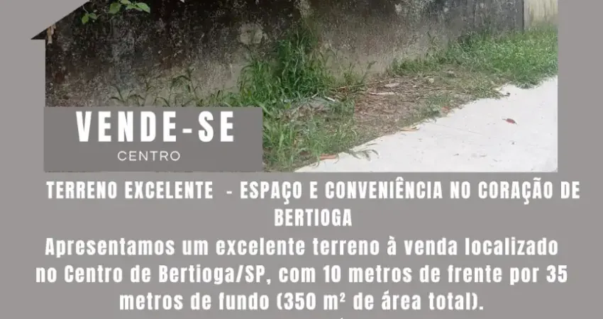 Terreno excelente  - espaço e conveniência no coração de bertioga