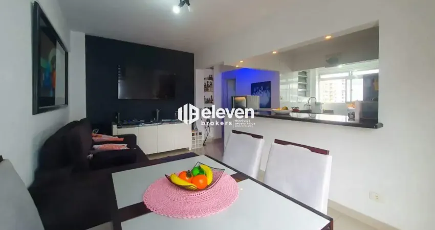 Apartamento à venda – 2 dormitórios | 1 quadra da praia | canal 4 – embaré, santos/sp