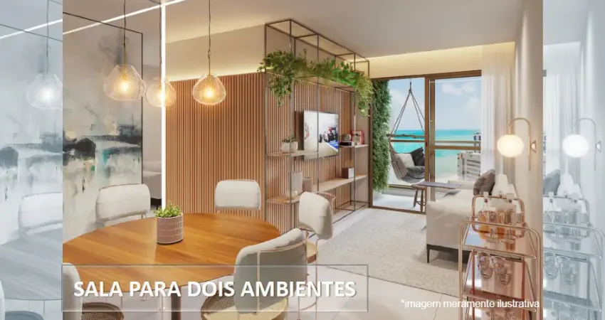 Apartamento beira-mar, candeias, 67m² 3 quartos, 1 suíte e 2 banheiros