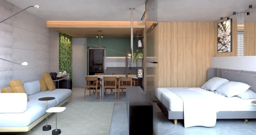 Apartamento 1 quarto, 1 banheiro (suíte), 38m², localizado na agamenon magalhães