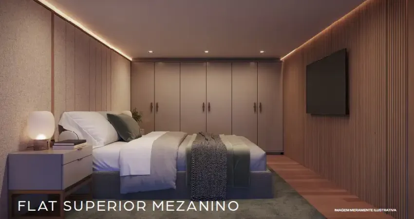 Apartamento de 20m², 1 suíte, localizado ao lado da praia de cupe