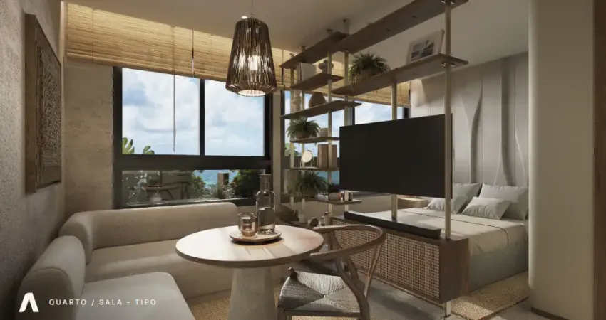 Apartamento 27m² 1 suíte, localizado em tamandaré, próximo a praia da malinha