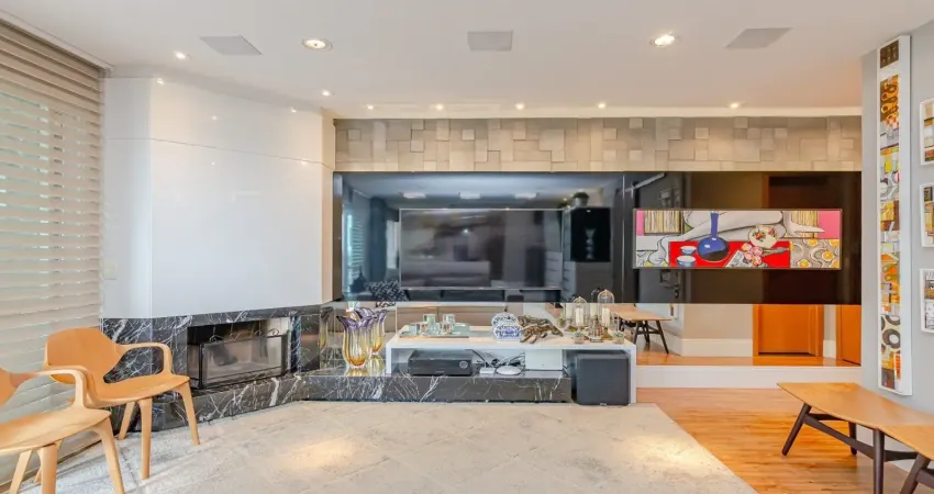 Apartamento de alto padrão no ecoville com 163m², 3 suítes e 4 vagas