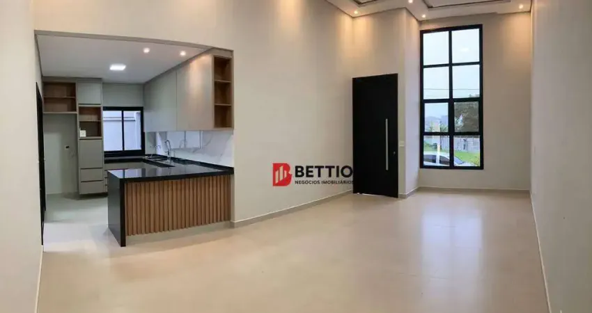 Casa térrea com 3 quartos todos suítes sem piscina no condomínio di roma, indaiatuba - sp