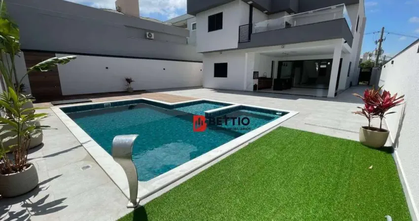 Lindo sobrado novo com arquitetura moderna, 4 suítes, amplo quintal no helvétia park, indaiatuba sp