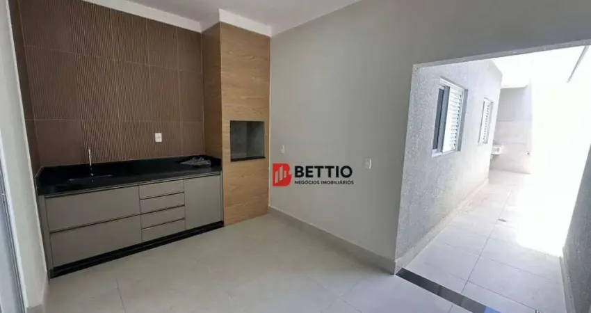Casa térrea nova com 3 quartos sendo 1 suíte e varanda gourmet, jardim bom sucesso. indaiatuba - sp