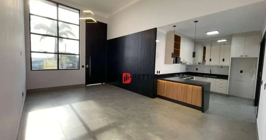 Linda casa térrea, moderna, ambientes integrados, 3 suítes, piscina, cond. viena indaiatuba sp