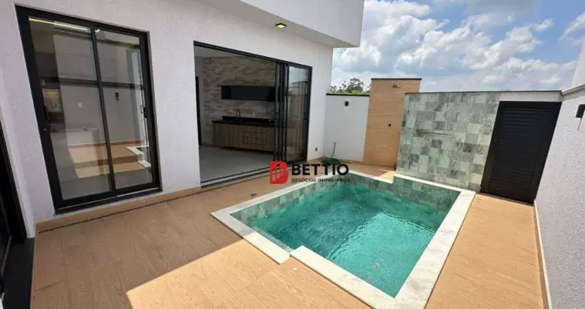 Casa térrea nova, 3 suítes, closet e aquecimento solar, condominio gran reserve, indaiatuba sp