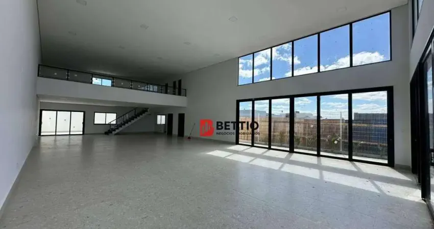 Salão comercial com 5 vagas, mezanino e quintal, jardim esplanada, indaiatuba sp