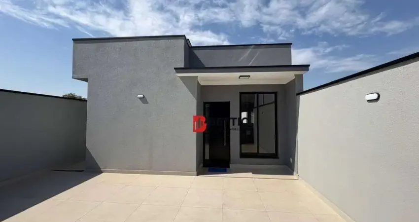 Casa nova 2 quartos sendo 1 suíte, amplo quintal, portão eletrônico, vila dos canários indaiatuba sp