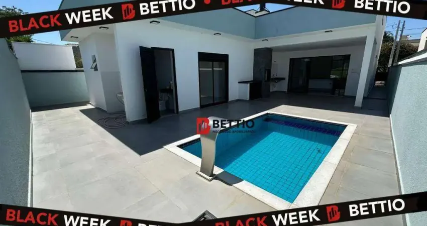 Casa térrea, 3 suítes, piscina e área gourmet - cond. altos do itaici - indaiatuba/sp