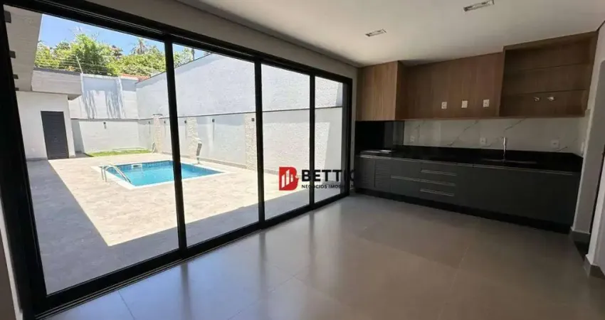 Linda casa térrea, 3 suítes, piscina e quintal gramado, cond. jd. piemonte, indaiatuba/sp