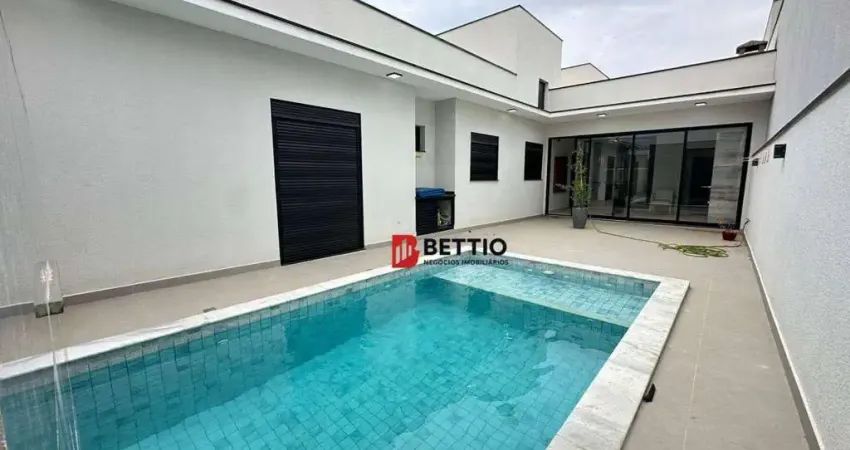 Casa térrea, 3 suítes e piscina, cond. jd. piemonte, indaiatuba/sp