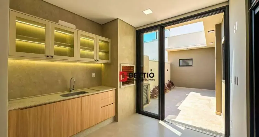 Casa térrea c/ 3 dormitórios, sendo 1 suíte, park gran reserve - indaiatuba/sp