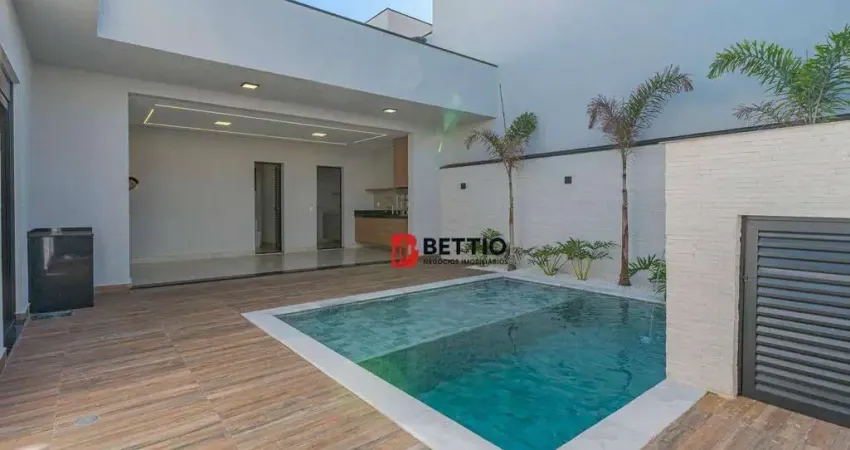 Linda casa térrea a venda, 3 suítes e piscina, cond. london park - indaiatuba/sp