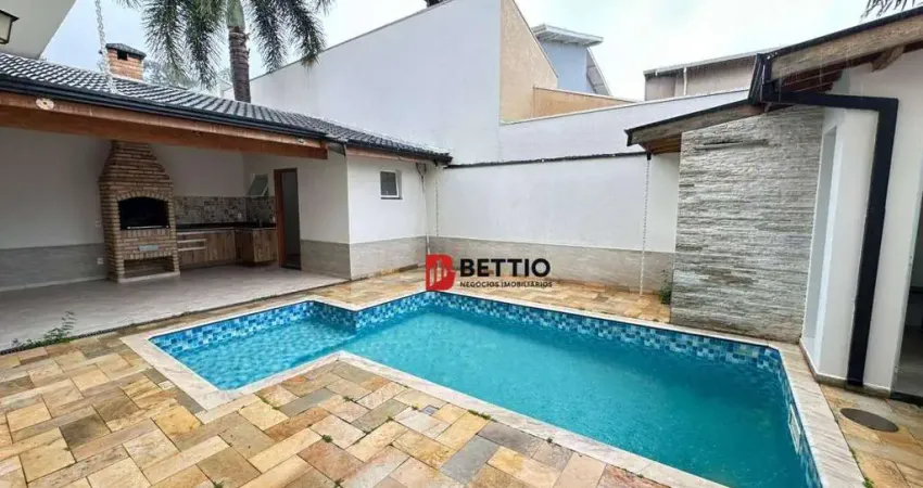 Sobrado, 3 suítes, piscina e sauna, hidromassagem - Cond. Jd. Portal de Itaici - Indaiatuba/SP