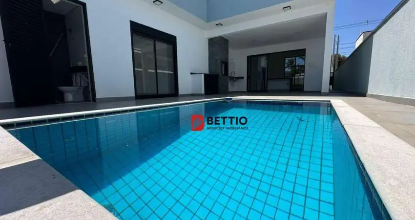 Casa térrea, 3 suítes, piscina e área gourmet - cond. altos do itaici - indaiatuba/sp