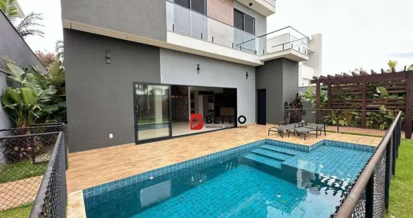 Sobrado 3 suítes, 5 vagas, piscina e quintal - Cond. Vila Paradiso - Indaiatuba/SP