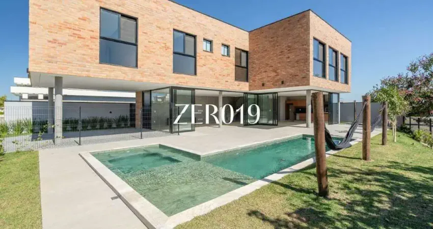 Casa em condomínio à venda em jaguariúna - 4 suítes, lazer completo