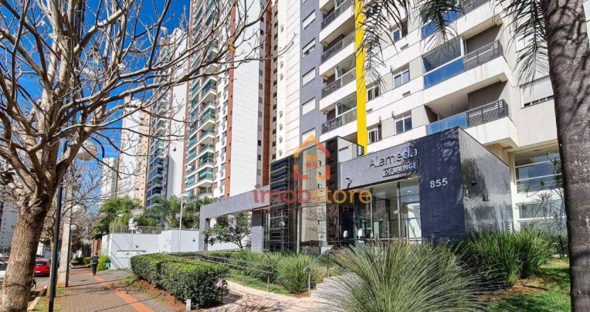 Apartamento mobiliado com 2 dormitórios para locação no Ed. Alameda Eco Resort, 81 m² por R$ 3.900,00/mês - Gleba Palhano - Londrina/PR