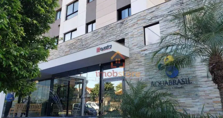 Apartamento no Aqua Brasil Residencial e Resort, com 2 dormitórios para locação, 54 m² por R$ 1.850,00/mês - Vila Brasil - Londrina/PR