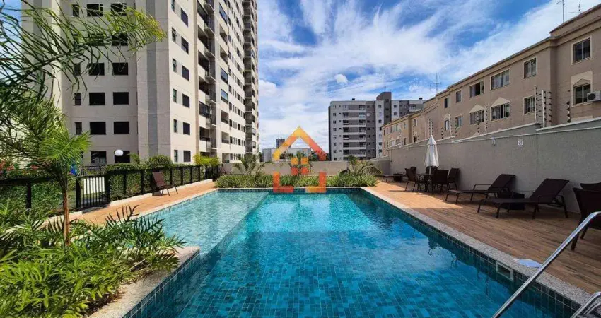 Apartamento à venda em londrina, parque jamaica, com 2 quartos, com 56.54 m², residencial le chalet