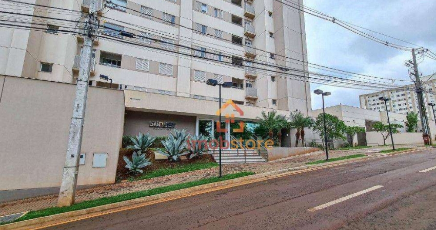 Ed. Sunset Faria Lima. Apartamento com 2 dormitórios à venda, 54 m² por R$ 450.000 - Gleba Palhano - Londrina/PR