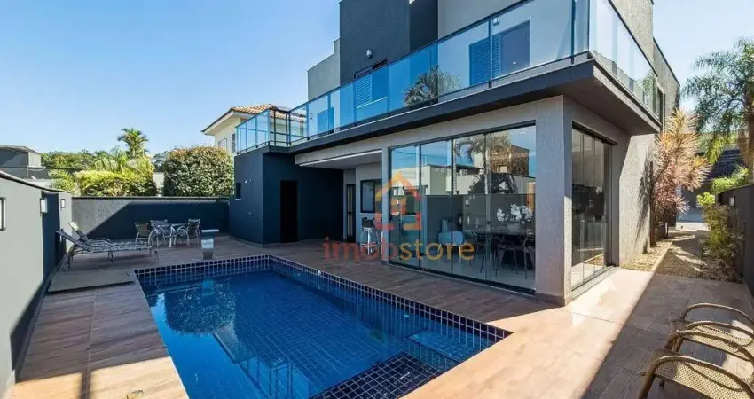 Belíssimo sobrado com 5 suítes  à venda no Condomínio Alphaville II, 320 m² por R$ 3.490.000 - Vivendas Do Arvoredo - Londrina/PR