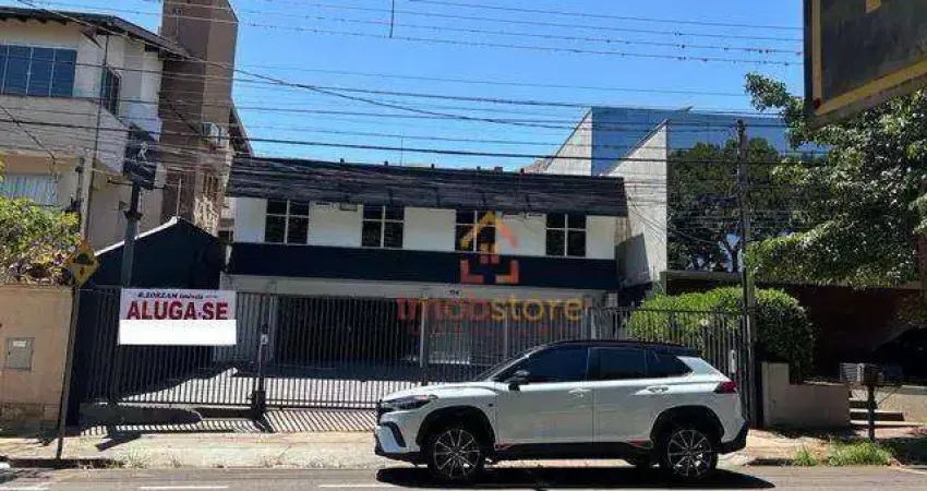 Casa Comercial para locação na Rua Prof. Júlio Estrela Moreira, com 320 m² por R$ 9.500/mês + IPTU- Canaã - Londrina/PR