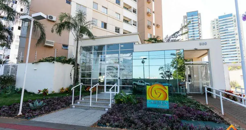 Apartamento para locação no ed. garden palhano, com 2 dormitórios, 69 m² por r$ 2.700/mês - gleba palhano - londrina/pr