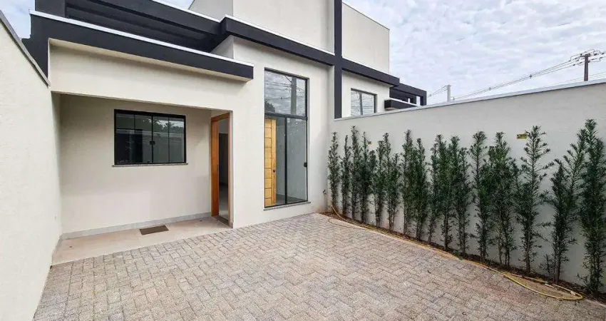 Casa geminada  com 3 dormitórios à venda, 84 m² por r$ 450.000 - jardim antares - londrina/pr