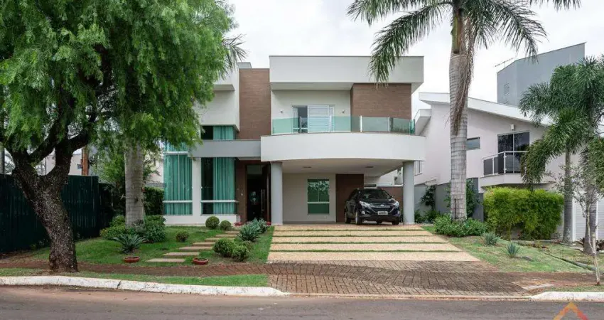 Casa à venda em londrina, royal park residence & resort, com 4 suítes, com 320 m², cond royal park