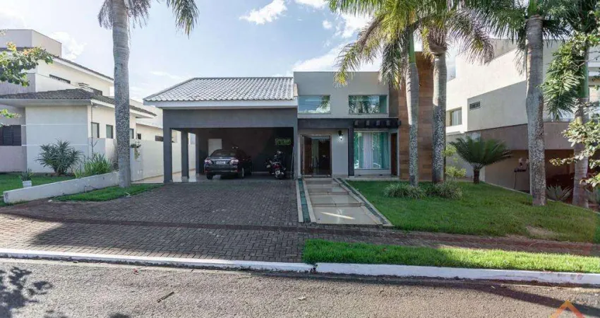 Casa à venda no cond. sun lake residence em londrina, com 4 quartos, 350 m² por r$2.740.000,00 - londrina- pr