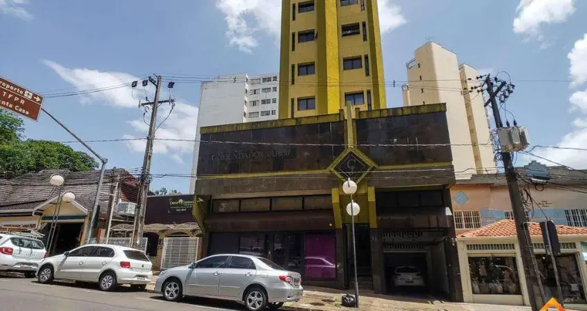 Sala à venda em londrina, centro, com 117.15 m², ed. comendador jakob