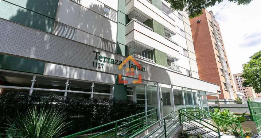 Apartamento para locação no ed. terrazas jardin, com 3 quartos, 84 m² por r$ 2.900,00/mês - centro - londrina, pr