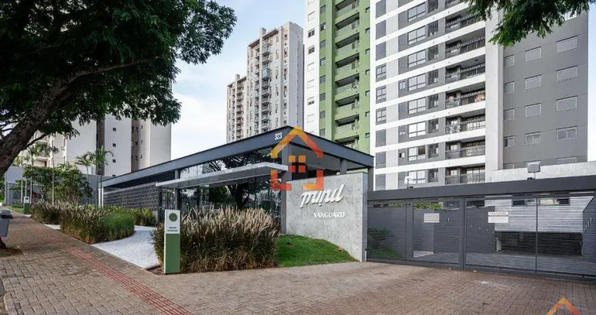 Apartamento semimobiliado com 2 dormitórios para locação no ed mind , 62 m² por r$ 3.700/mês – terra bonita londrina / pr