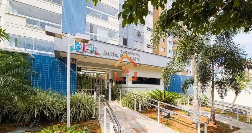 Apartamento mobiliado para locação, no ed. julio ribeiro, 88m², 03 quartos por r$4.150,00/mês - gleba palhano -londrina, pr