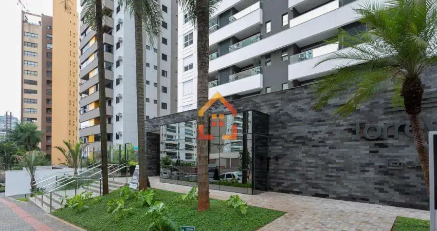 Apartamento mobiliado e decorado no ed torre ville para locação com 2 suítes, 82m² por r$ 5.500,00-gleba palhano-londrina/pr